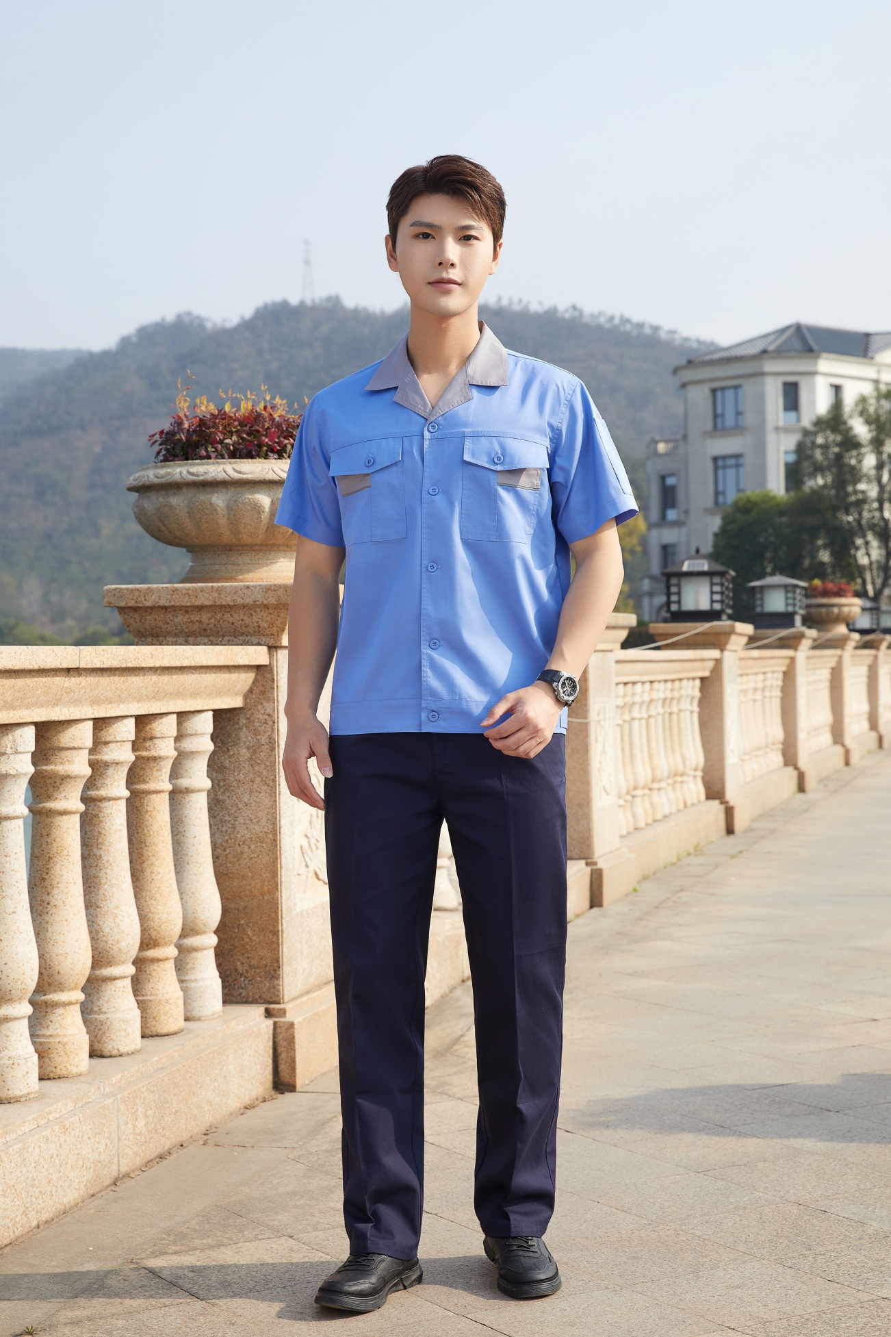 上海短袖工作服02