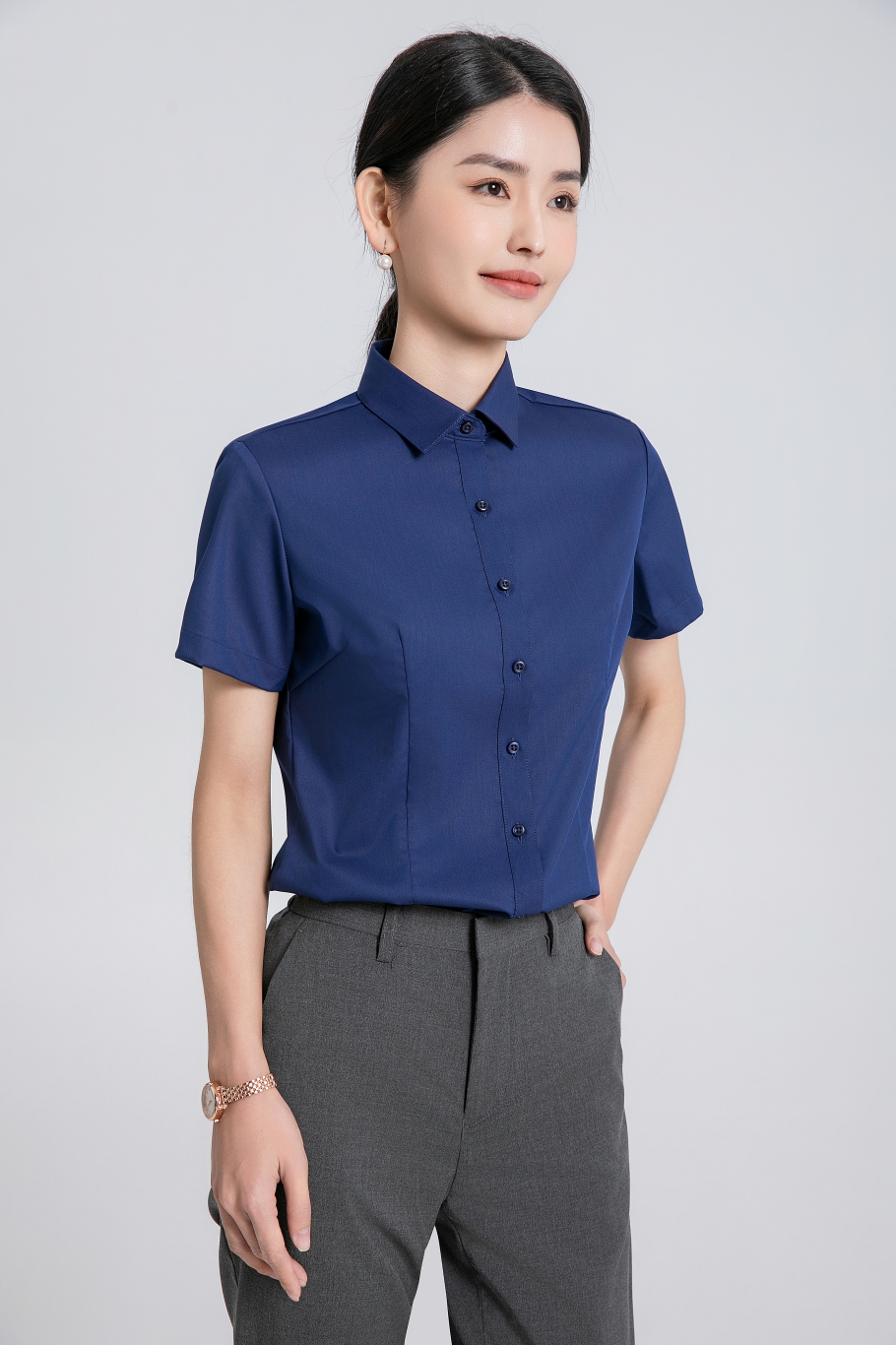 上海女士短袖襯衫03