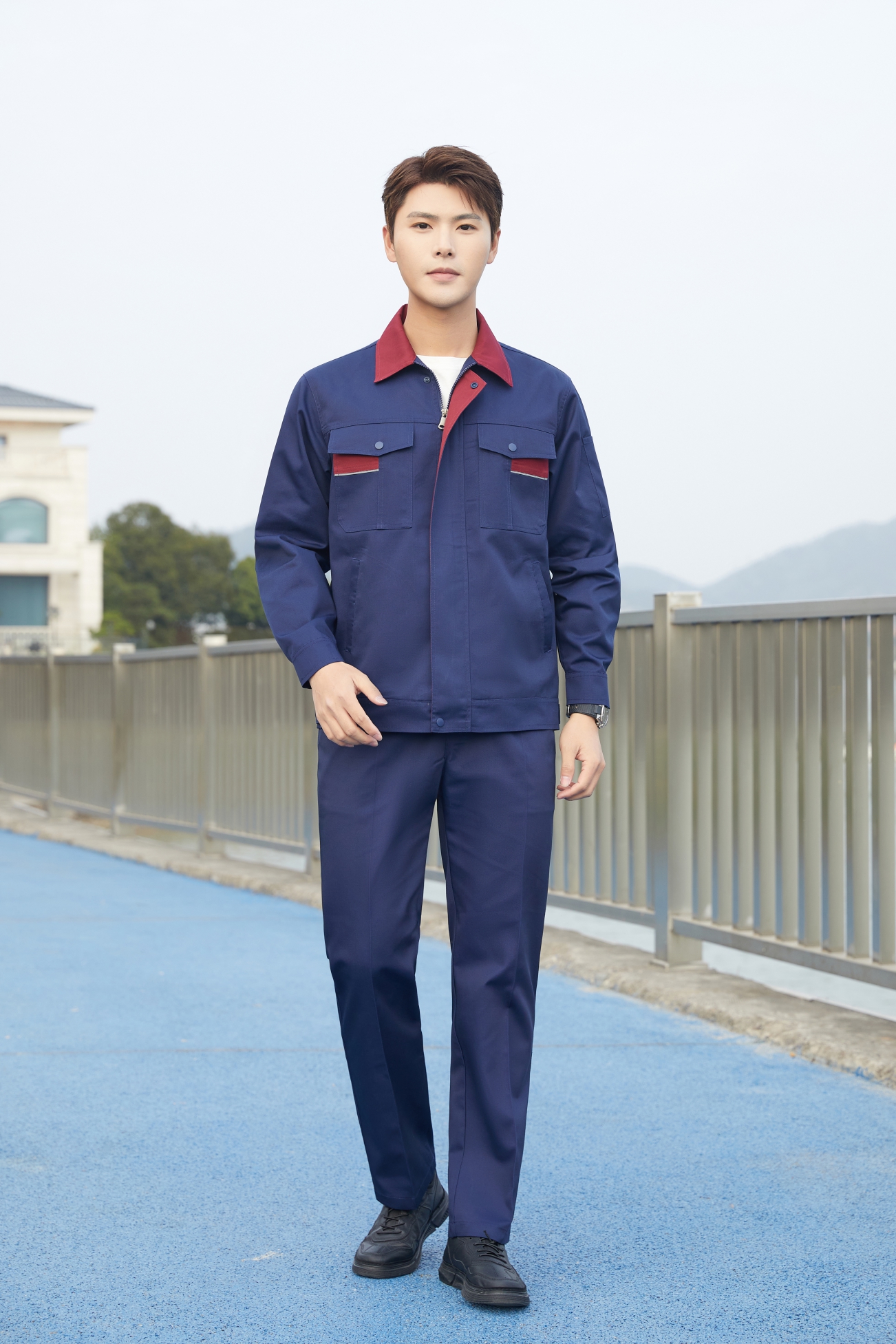 長袖工作服定做07